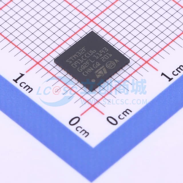 主流ARM Cortex-M0基本型系列MCU，具有256 KB Flash、48 MHz CPU、CAN和CEC功能实物图