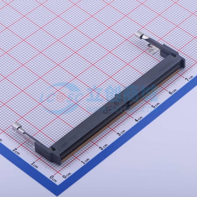 DDR4 SODIMM连接器实物图