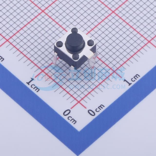 6*6*5mm 直插 轻触开关 【插件】实物图