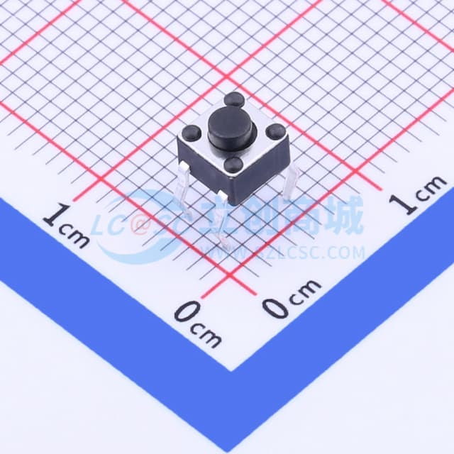4.5*4.5*3.8 插件轻触开关180G 【插件】实物图