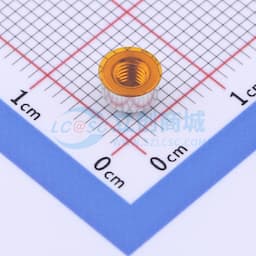 雄和远景，电路板表贴圆螺母柱，M3X2.5，铜镀锡,1个缩略图