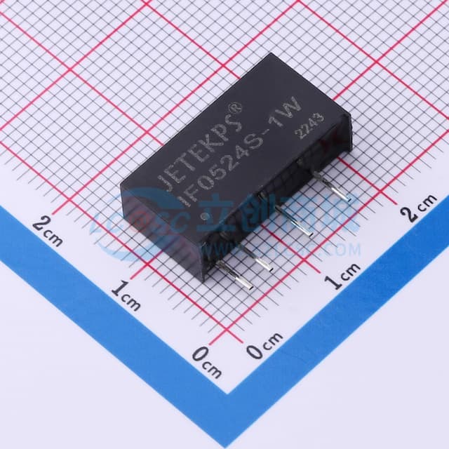 1W DC-DC模块电源，SIP封装实物图