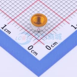 雄和远景，电路板表贴圆螺母柱，M3Xφ5X1.5+1.53，铜镀锡，编带装缩略图