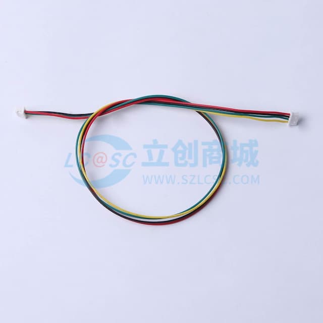 1.25mm (Molex 51021)公HSG,4P端子线，长度300反向实物图