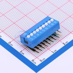 蓝色90度弯脚 9位 DIP拨码开关缩略图