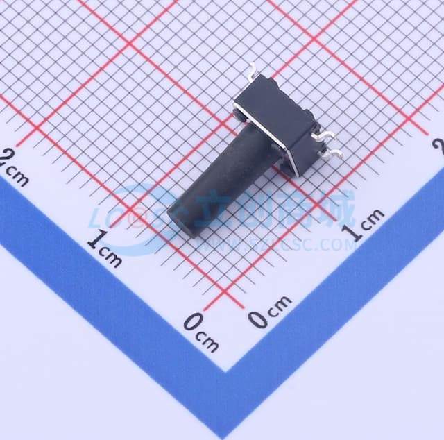 6*6*12.5mm 立贴 轻触开关实物图