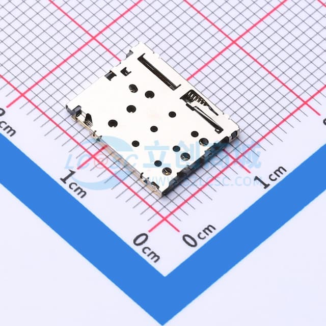自弹式 NanoSIM卡 卡座实物图