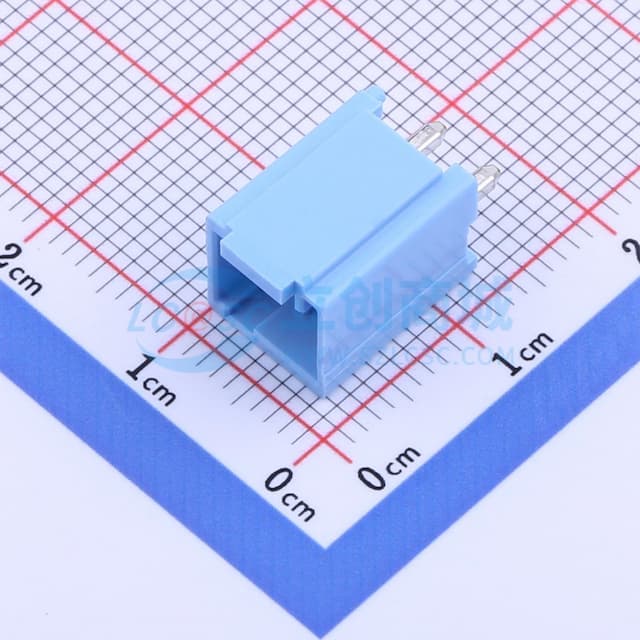 1x2P 间距:4mm 直插实物图