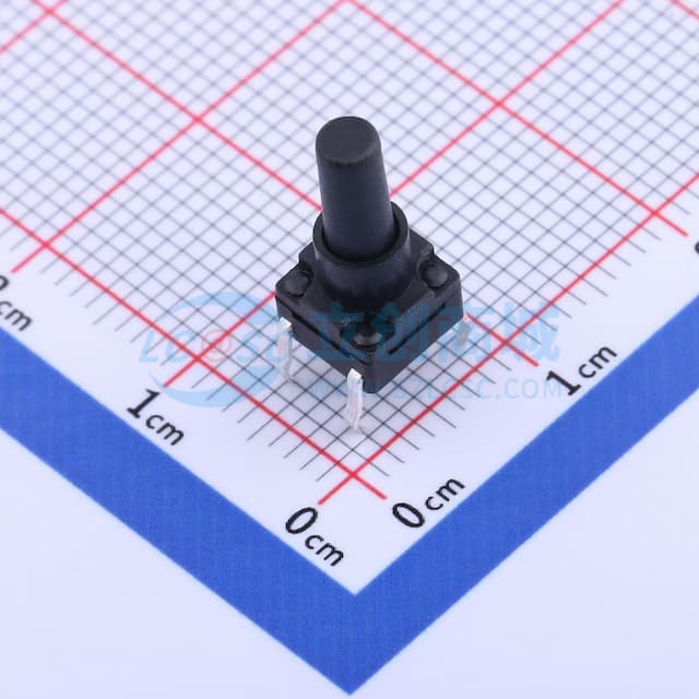 带胶套 防水 6.2x6.2x13.5 带胶套插件防水开关【插件】实物图