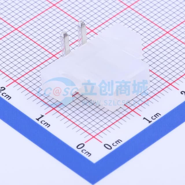 1x2P 间距:4.2mm 弯插 【插件】实物图