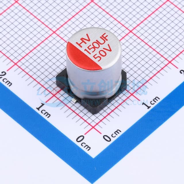 150uF ±20% 50V实物图