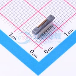 间距:0.5mm P数:8P 抽屉式 单侧触点/垂直缩略图