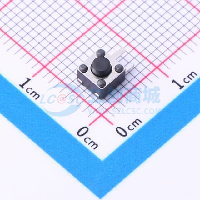 4.5*4.5*3.8H-Ja 260gf 边三脚【插件】实物图