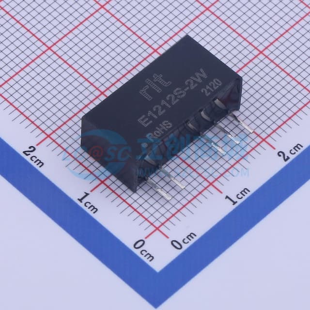 DC-DC 模块电源，3000V 隔离，定电压输入，非稳压双输出/2W【插件】实物图