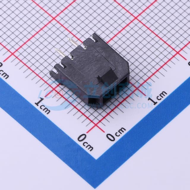 【插件】1x2P 间距:3mm 直插 系列:Micro-Fit(MX 3.0)实物图
