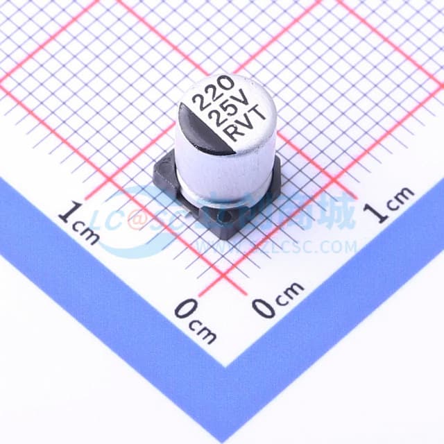220uF ±20% 25V实物图