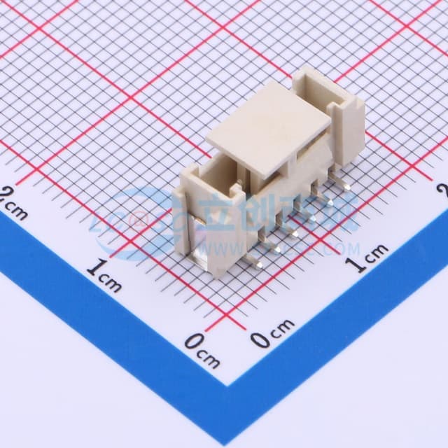 1x6P 间距:2mm 立贴实物图
