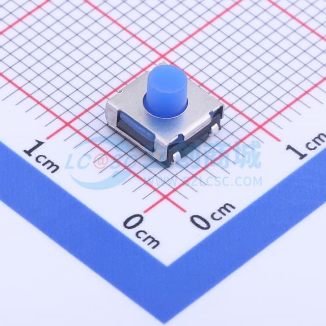 6.3*6.2*5mm 立贴 轻触开关实物图