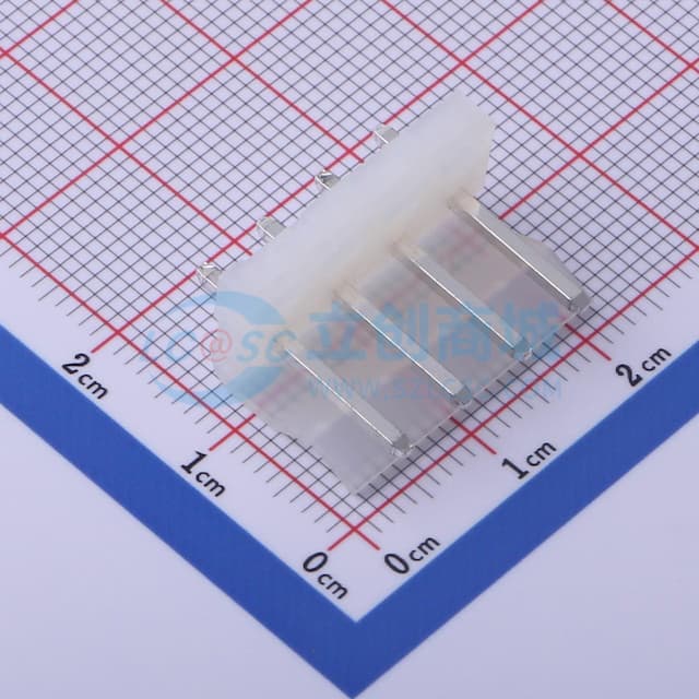 1x4P 间距:5.08mm 直插 系列:CH【插件】实物图
