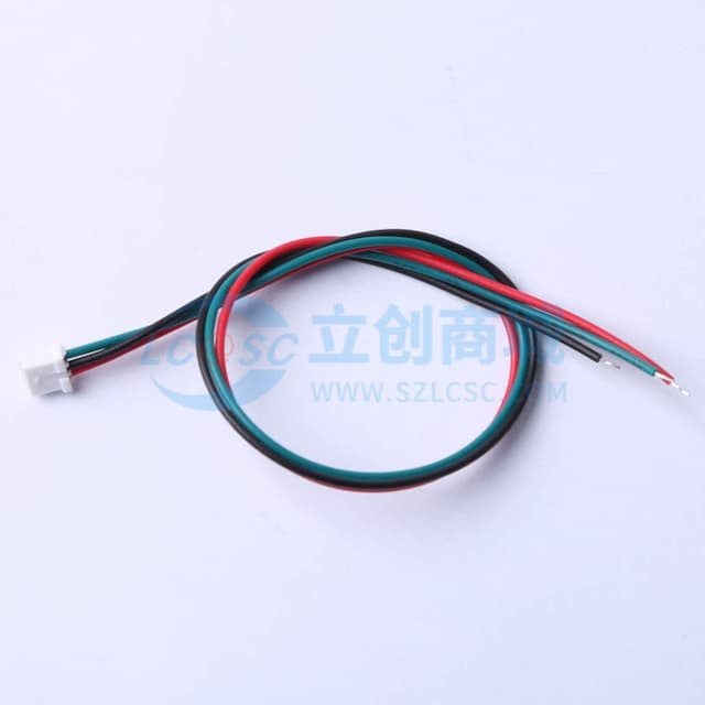 1.50mm (Molex 87439)HSG,3P端子线，长度200，单端镀锡实物图