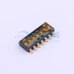2.54mm 7位贴片平柄贴膜拨码开关缩略图