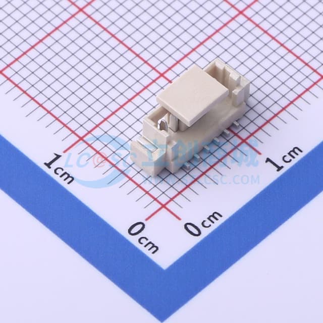 1x6P 间距:1.25mm 立贴实物图