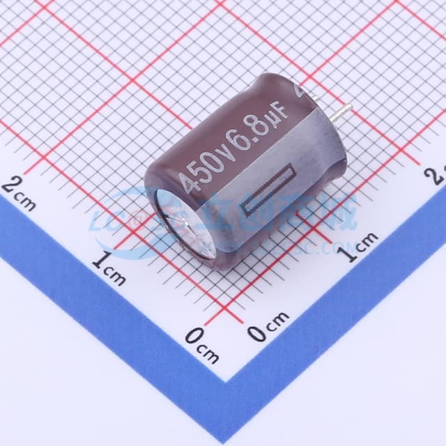 6.8uF ±20% 450V实物图
