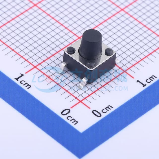 6*6*7 贴片轻触开关180G实物图
