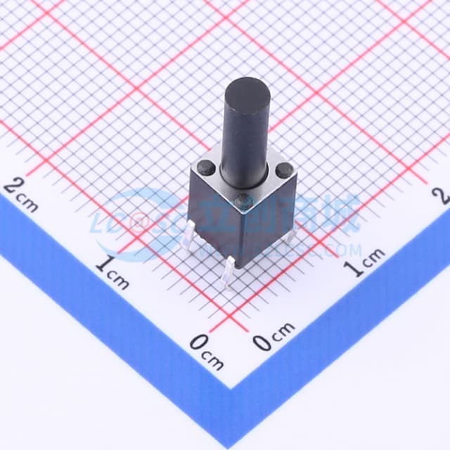 6*6*18mm 直插 轻触开关 【插件】实物图