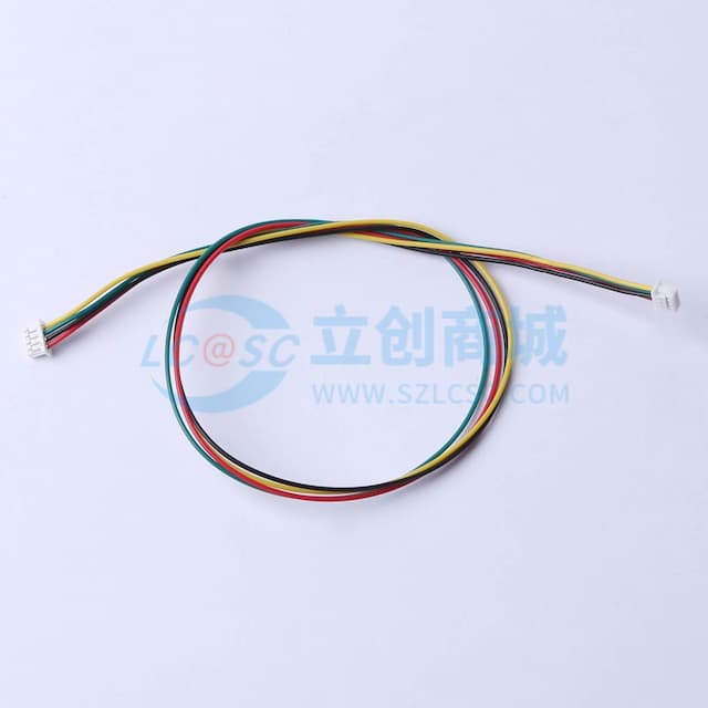 1.25mm (Molex 51021)公HSG,4P端子线，长度300同向实物图