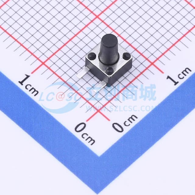 4.5*4.5*7H-J 260gf 边两脚【插件】实物图