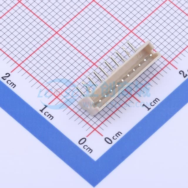 1x10P 间距:1.5mm 弯插【插件】实物图
