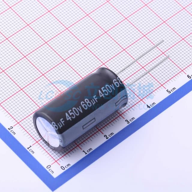 68uF ±20% 450V实物图
