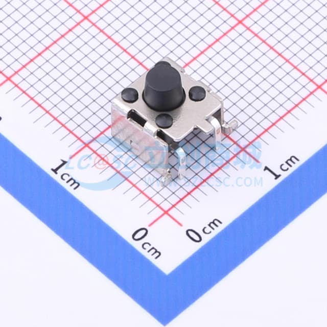 6*6*6mm 卧贴 轻触开关实物图