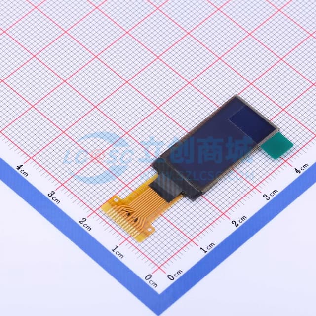 0.96寸 白光 13PIN实物图