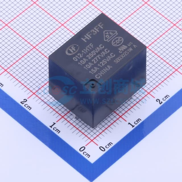 超小型大功率12V继电器 单刀单掷-常开 【插件】实物图