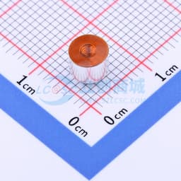 雄和远景，电路板表贴圆螺母柱，M2Xφ5.56X4+1.53，铜镀锡，编带装缩略图