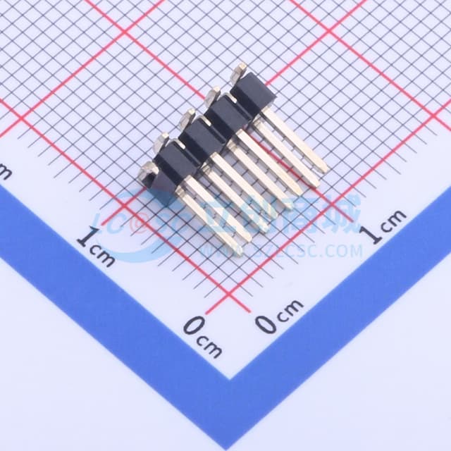2x4P 间距:2.54mm 方针 立贴实物图