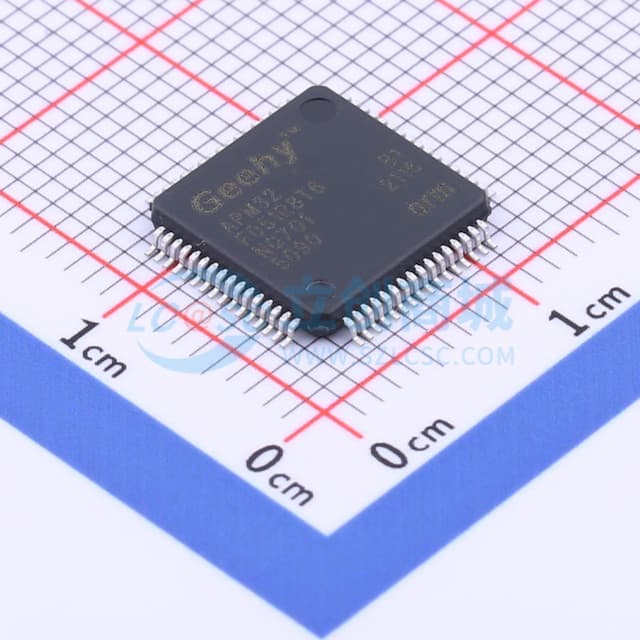 基于Arm Cortex-M0+内核的32位微控制器实物图
