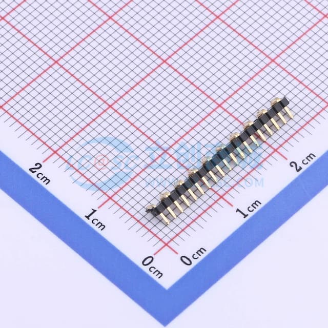 2x19P 间距:1.27mm 方针实物图