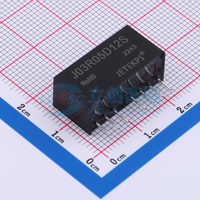 【插件】 3W SIP封装宽电压输入隔离稳压DC-DC模块电源实物图