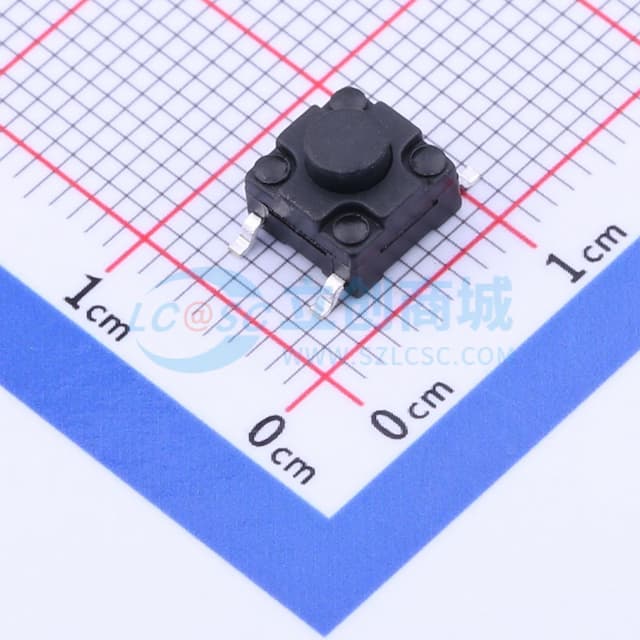 6.15*6.15*5mm 立贴 轻触开关实物图