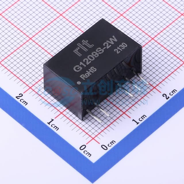 DC/DC模块电源，6000V隔离，2W【插件】实物图