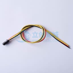 2.54mm (AMP 2.54)公HSG单排,4P线端子线，长度300，单端镀锡缩略图