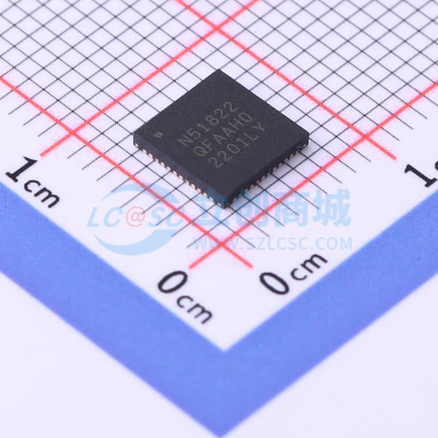 多协议蓝牙低功耗和2.4GHz专有片上系统实物图