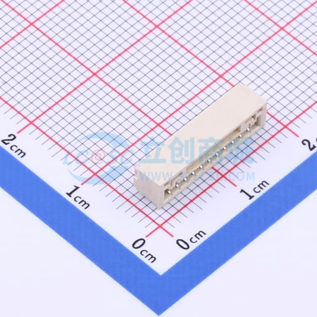 1x11P 间距:1.25mm 卧贴实物图