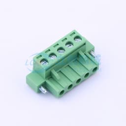 螺丝固定 1x5P 5.08mm 排数:1 每排P数:5缩略图