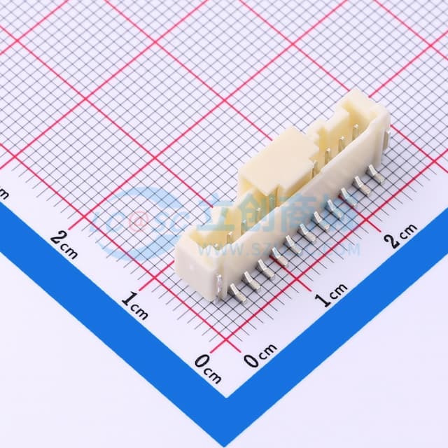 1x11P 间距:2mm 立贴 系列:PA实物图
