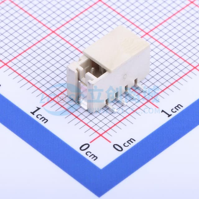 1x4P 间距:2mm 立贴 系列:PH实物图