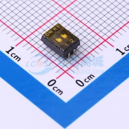 1.27mm 2位贴片拨码开关(J脚)缩略图